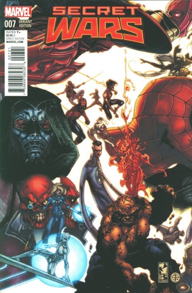 Secret Wars (2015) 1:20 Variant Cover 7