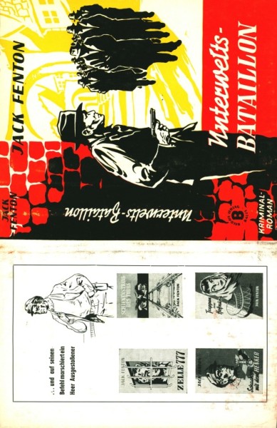 Jack Fenton Leihbuch SU Unterwelts-Bataillon (Balowa) nur Schutzumschlag