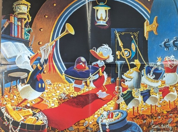 Barks Library (Ehapa, Br.) 1. Auflage mit Beilage Nr. 17 (mit Poster)