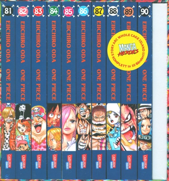 One Piece Sammelschuber 9: Whole Cake Island (inkl. Bände 81-90)