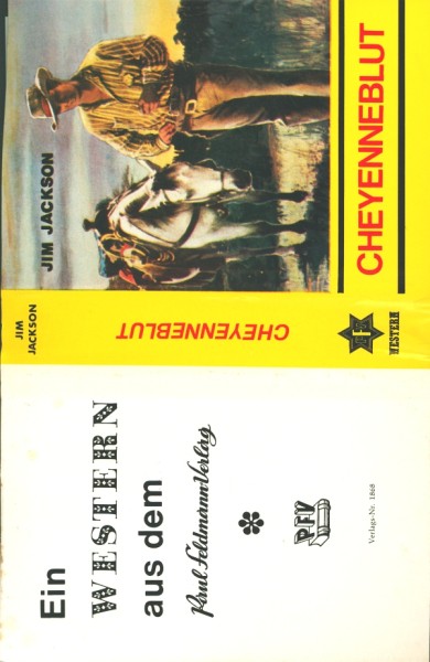 Jackson, Jim Leihbuch SU Cheyenneblut (Feldmann) nur Schutzumschlag