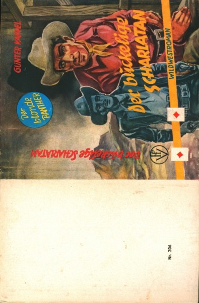 Blonde Panther LB SU Buckelige Scharlachtan (Pfriem) Leihbuch nur Schutzumschlag