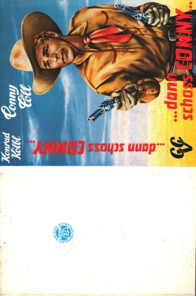 Conny Cöll Leihbuch SU Dann schoss Conny (Conny Cöll-Verlag) nur Schutzumschlag