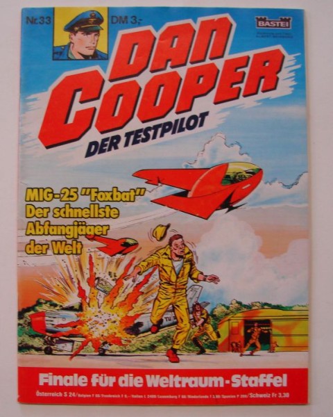 Dan Cooper (Bastei, GbÜ.) Nr. 1-33 kpl. (Z3)