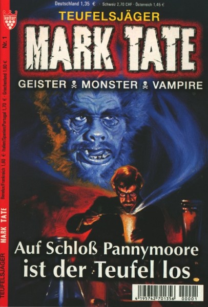 Teufelsjäger Mark Tate (Kelter) Nr. 1-10 zus. (Z1)
