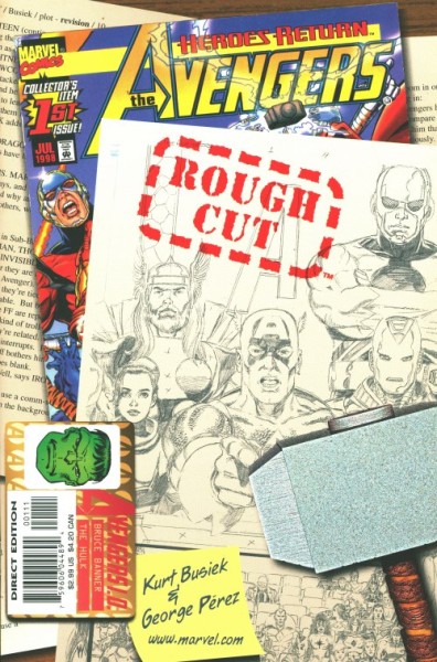 Avengers (Vol.3) Rough Cut Variant Cover 1