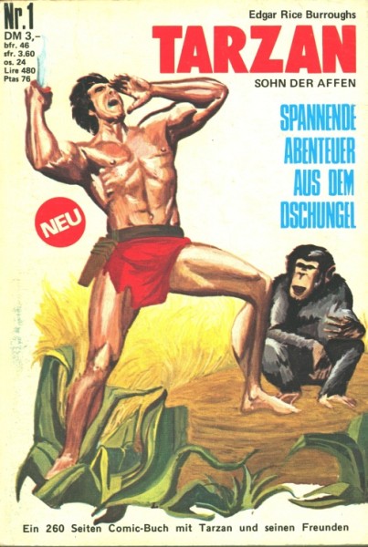 Tarzan (BSV, Tb.) Nr. 1-5 kpl. (Z3)