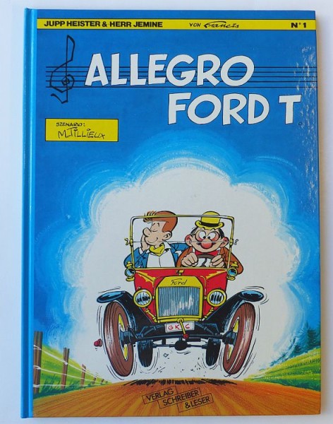 Jupp Heister & Herr Jemine (Schreiber & Leser, B.) Nr. 1-7 kpl. (Z1)