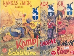 Kansas Jack (Romanheftreprints) Nr. 31-75 zus. (neu)