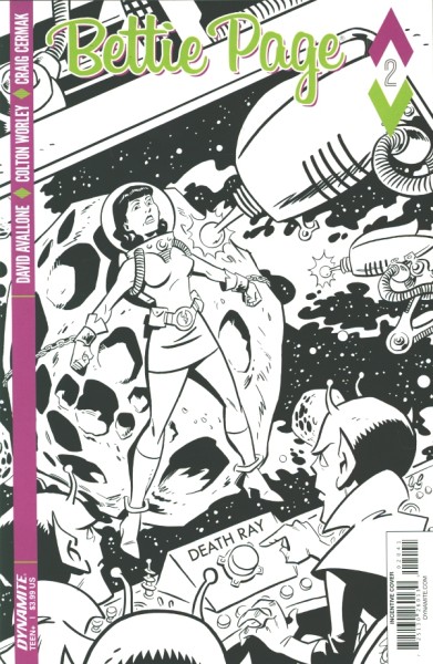 Bettie Page (2017) 1:10 Variant Cover 2