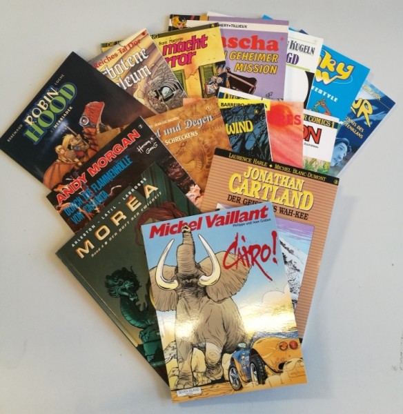 Paket 9505 15 verschiedene Second Hand Comicalben (Z0-2)