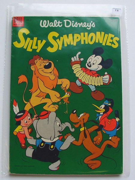 Dell Giant Comics - Silly Symphonies Nr.2 Graded 7.5