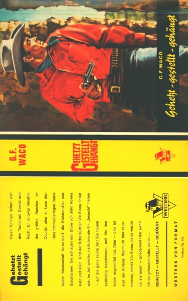 Waco, G.F. Leihbuch SU Gehetzt - gestellt - gehängt (Saba) nur Schutzumschlag