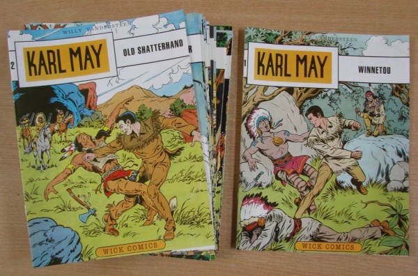 Karl May (Wick, GbÜ.) Nr. 1-88 kpl. in 5 SM (Z1)