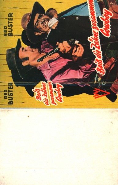 Buster, Red Leihbuch SU Beiß die Zähne zusammen Cowboy (Wiesemann) nur Schutzumschlag
