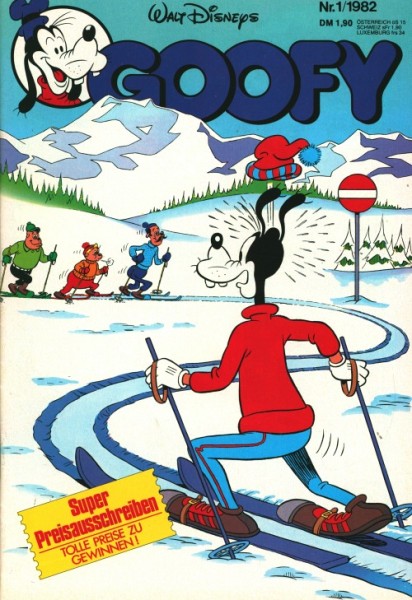 Goofy Magazin (Ehapa, GbÜ./Gb.) Jhrg. 1982 Nr. 1-12