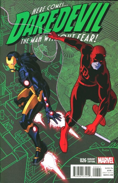 Daredevil (2011) Paolo Rivera Variant Cover 26