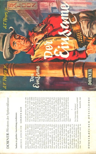 Peters, A.F. jun. Leihbuch SU Einsame (Dörner) nur Schutzumschlag