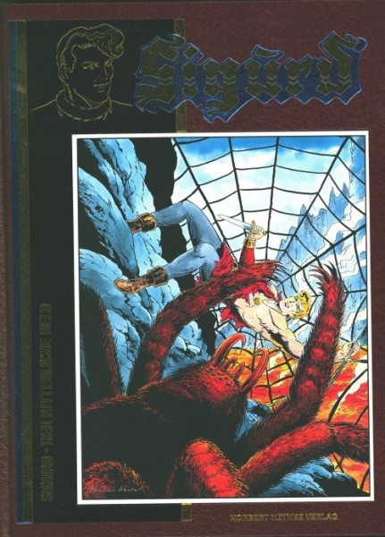 Sigurd (Hethke-Geschenkausgabe, B.) Luxusausgabe, Spinnencover