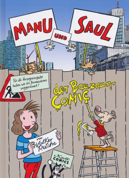 Manu und Saul - Der Bauzaun-Comic Vorzugsausgabe