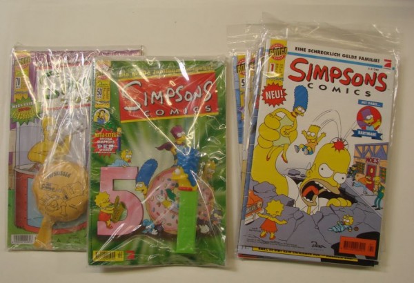Simpsons (Dino, Gb.) Nr. 1-200 zus. (Z1-2) mit fast allen Beilagen