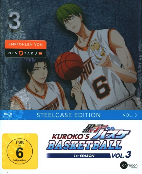 Kuroko's Basketball 1st Season Vol. 3 Blu-ray