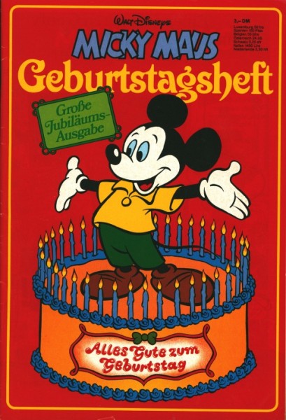 Micky Maus Geburtstagsheft (Ehapa, Gb.)
