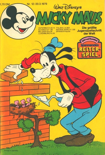 Micky Maus (Ehapa, Gb.) Jahrgang 1979 Nr. 1-52