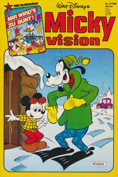 Mickyvision (Walt Disney's) (Ehapa, Gb.) Jhg. 1986 mit Beilage Nr. 1-12