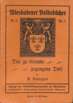 Wiesbadener Volksbücher (Volksbildungsverein zu Wiesbaden, Vorkrieg) Nr. 1-100