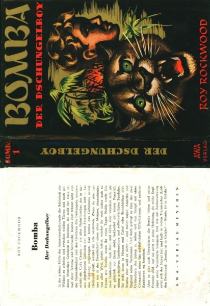 Bomba Leihbuch nur Schutzumschlag farbig Nr. 1-13