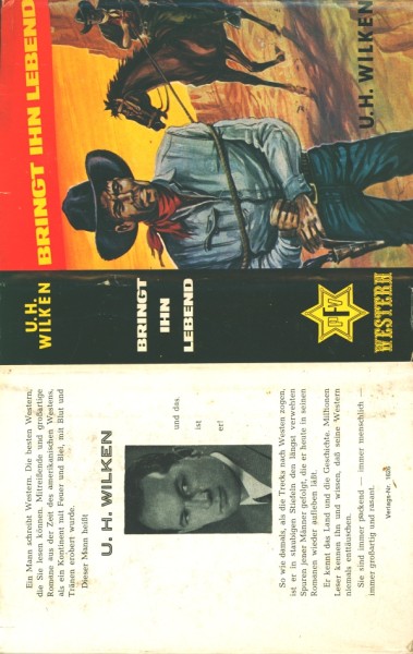 Wilken, U.H. Leihbuch SU Bringt ihn lebend (Feldmann) nur Schutzumschlag