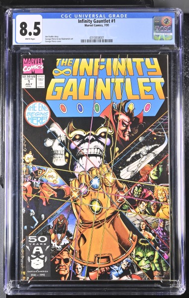 Infinity Gauntlet (1991) CGC Graded 8.5
