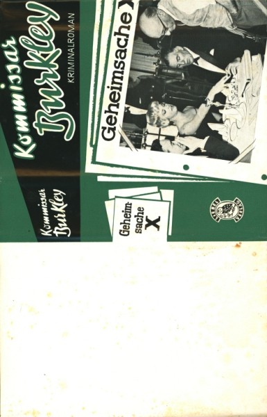 Kommissar Burkley Leihbuch SU Kettensträfling (Liebel) nur Schutzumschlag