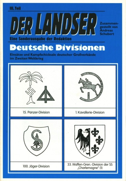 Landser (Pabel) Deutsche Divisionen Nr. 1-3