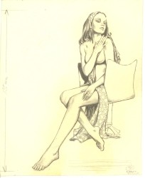 Originalzeichnung Erotische Pin-ups (Bild 026)