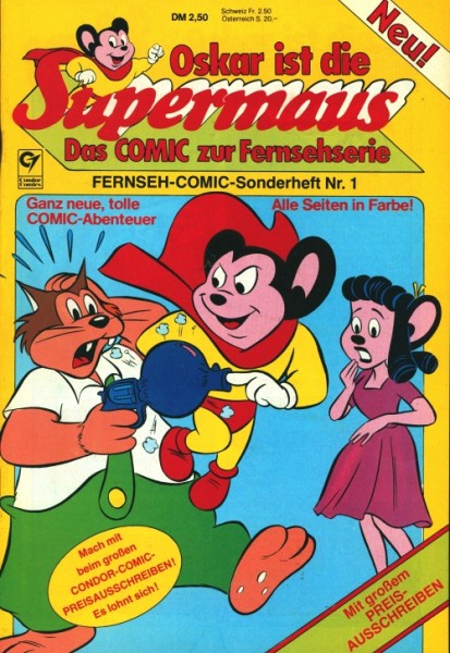 Oskar ist die Supermaus (Condor, Gb.) Nr. 1-3