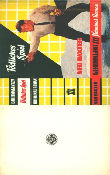 Baxter, Ned Leihbuch SU Tödliches Spiel (Imma) nur Schutzumschlag