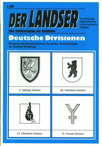 Landser (Pabel) Deutsche Divisionen 2. Auflage Nr. 1-2