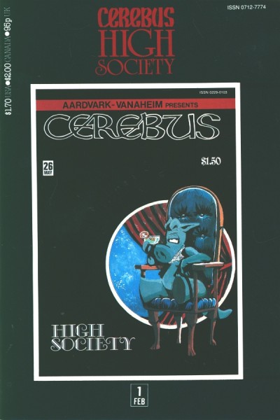 Cerebus High Society (1990) 1-25 kpl. (Z1)