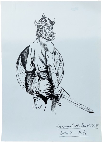 Originalzeichnung (1695) Seewölfe