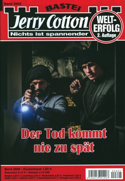 Jerry Cotton 2. Auflage 2892