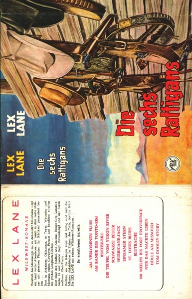 Lane, Lex Leihbuch SU Sechs Rattigans (Bach) nur Schutzumschlag