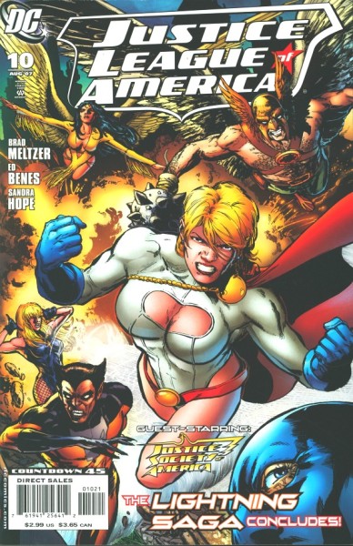Justice League of America (2006) 1:10 Variant Cover 10