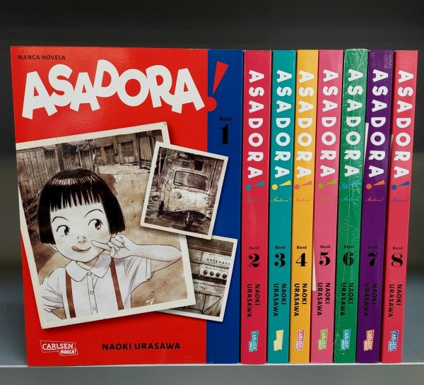 Asadora! (Carlsen, Tb.) Nr. 1-8 zus. (neu)