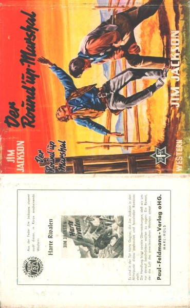Jackson, Jim Leihbuch SU Round up-Marshal (Feldmann) nur Schutzumschlag