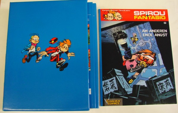 Spirou und Fantasio (Carlsen, Br.) Neuauflage Nr. 0-44 zus. + Spezial 1-19 zus. (Z1-)