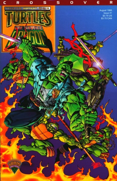 Teenage Mutant Ninja Turtles Savage Dragon Crossover (1995) 1