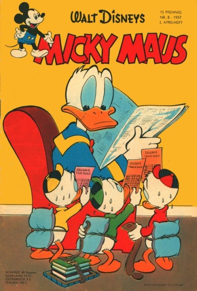 Micky Maus (Ehapa, Gb.) Jahrgang 1957 Nr. 1-28
