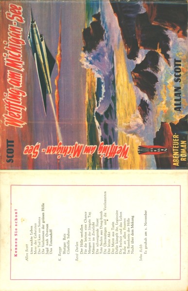 Scott, Allan Leihbuch SU Wettflug am Michigan-See (Bewin) nur Schutzumschlag